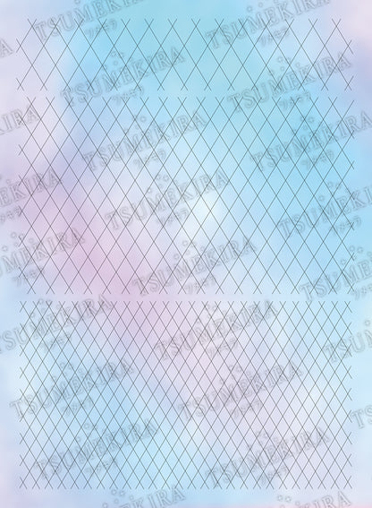 TSUMEKIRA AURORA FILM SEAL DIAMOND CUT | OH-DIC-101