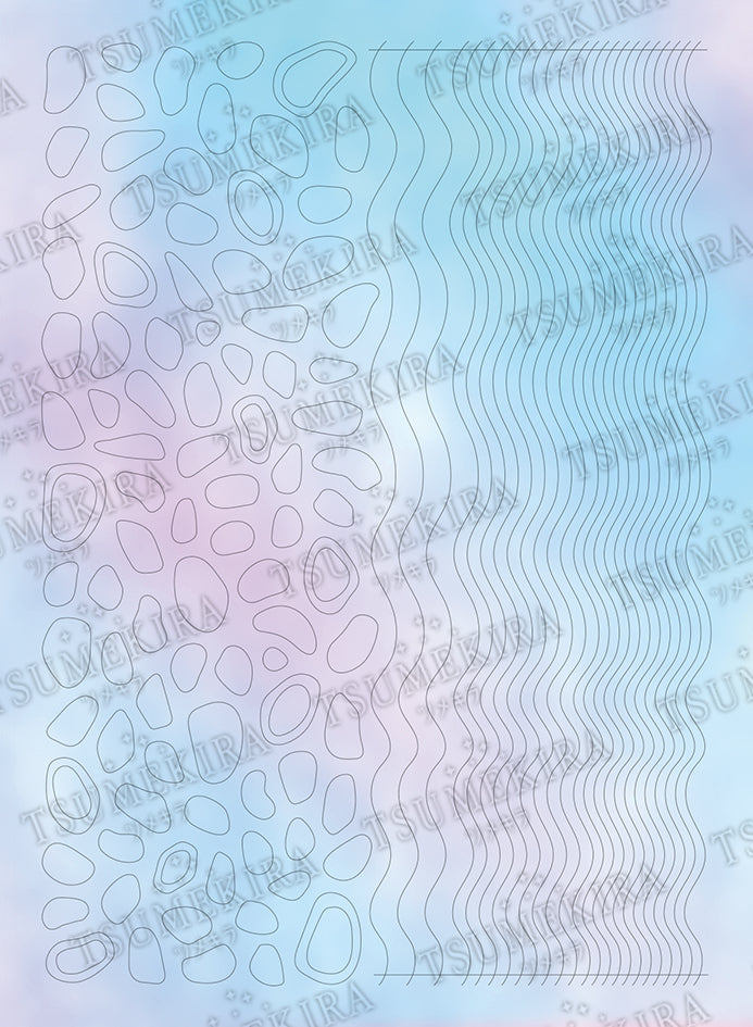 TSUMEKIRA AURORA FILM SEAL PARTS MIX | OH-MIX-102