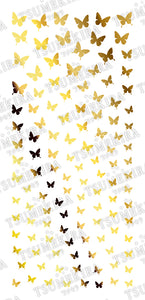 TSUMEKIRA BUTTERFLY SILHOUETTE GOLD | SG-BSA-101