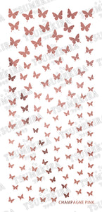 TSUMEKIRA BUTTERFLY SILHOUETTE CHAMPAGNE PINK | SG-BSA-103