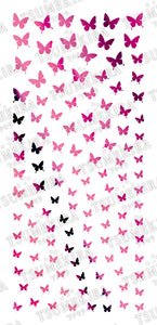 TSUMEKIRA LATIN WITCH × BUTTERFLY SILHOUETTE PINK |  SG-BSA-105