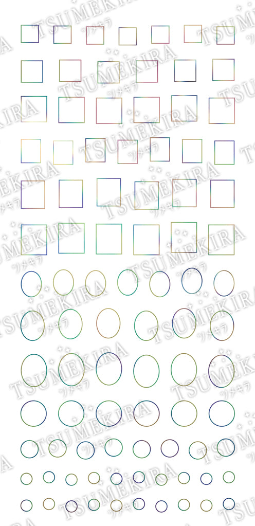 TSUMEKIRA FRAME PARTS RAINBOW | SG-FPT-104 [DISCONTINUED]