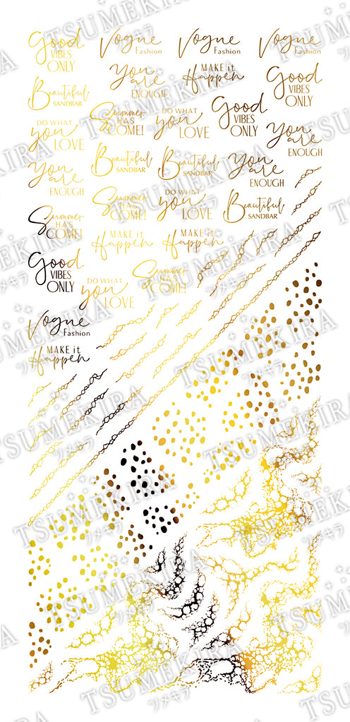 TSUMEKIRA MAYA NISHIYAMA × IT'S UP TO YOU GOLD | SG-NYM-113