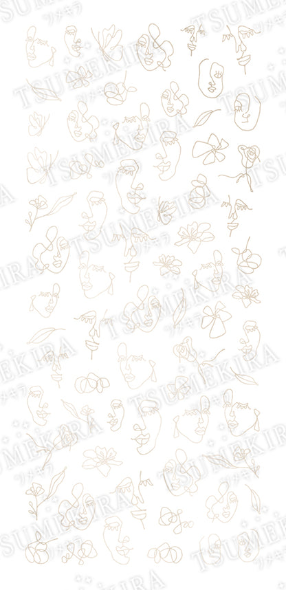 TSUMEKIRA SANZOU × ONE STROKE WRITING WHITE GOLD | SG-SNZ-105