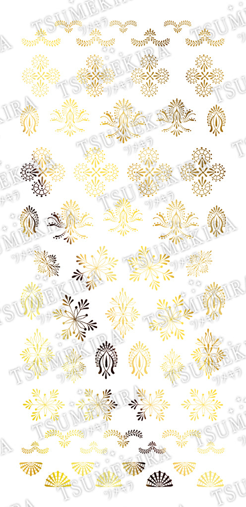 TSUMEKIRA COLORSNAIL YUU × EMBROIDERY LACE GOLD | SG-YUU-102