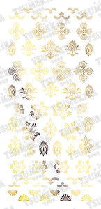 TSUMEKIRA COLORSNAIL YUU × EMBROIDERY LACE GOLD | SG-YUU-102