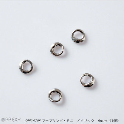 HOOP RING MINI METALLIC SPRX6798
