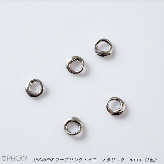 HOOP RING MINI METALLIC SPRX6798