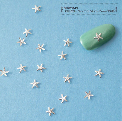 METAL STARFISH SILVER