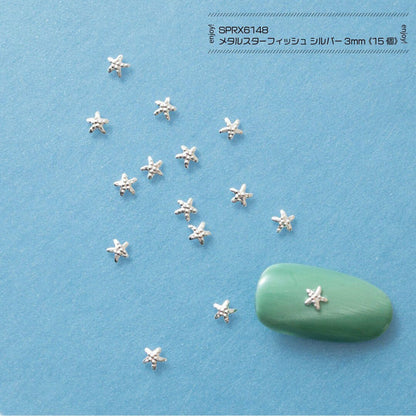 METAL STARFISH SILVER