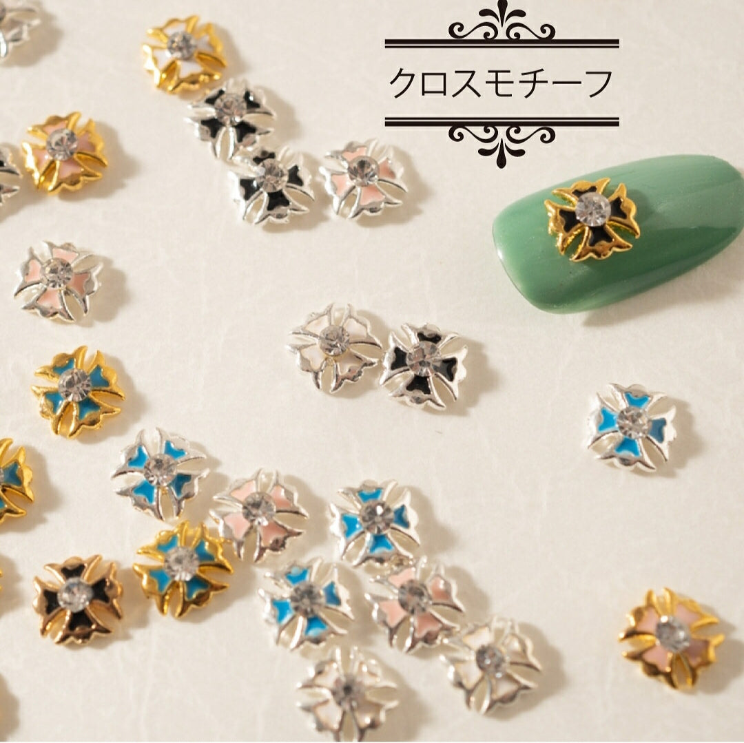 CROSS MOTIF TURQUOISE X GOLD PRX6046