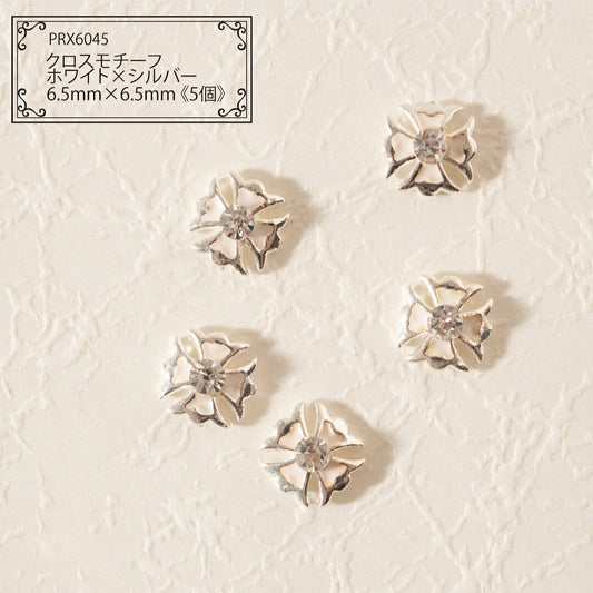 CROSS MOTIF WHITE X SILVER PRX6045