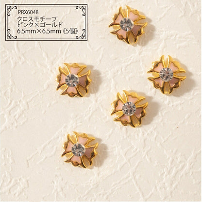 CROSS MOTIF PINK X GOLD PRX6048