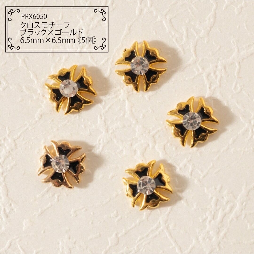 CROSS MOTIF BLACK X GOLD PRX6050