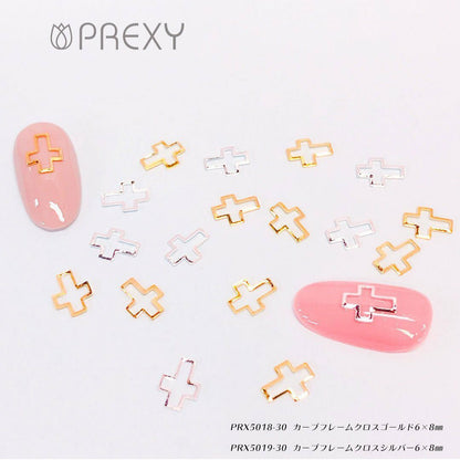 CURVED FRAME CROSS GOLD PRX5018