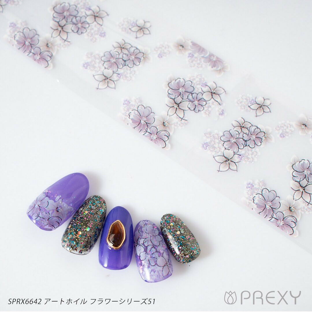 PREXY ART FOIL FLORAL SERIES SPRX6642