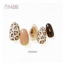 Load image into Gallery viewer, LEOPARD FUR STONE MIX SET BEIGE SPRX6566
