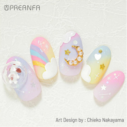 MOON PARTS WITH PEARL GOLD PRX5222