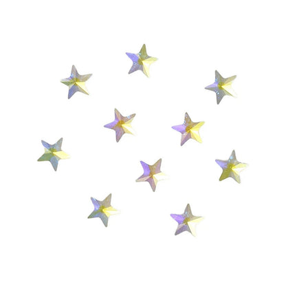 SWAROVSKI 2816 RIVOLI STAR FLAT BACK AB