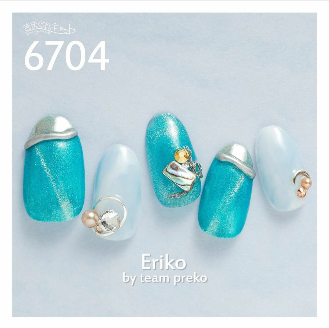 KIMAGURE CAT EYE GEL 6704 BLUE MALLOW EYE