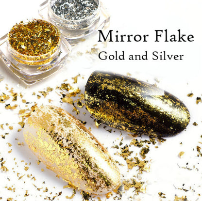 PREANFA MIRROR FLAKE SILVER / GOLD