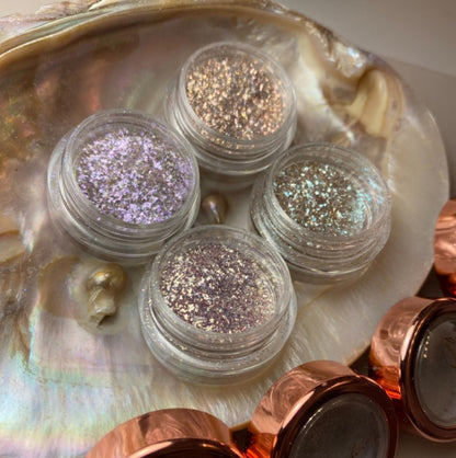 RUYIYA x 5+5 NAIL SALON IRIDESCENT GLITTER 4PC SET