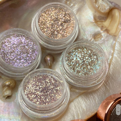 RUYIYA x 5+5 NAIL SALON IRIDESCENT GLITTER 4PC SET