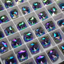 Load image into Gallery viewer, SWAROVSKI 4460 MYSTIC SQUARE CRYSTAL PARADISE SHINE
