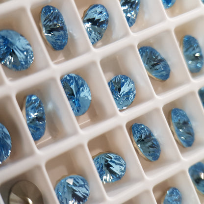 SWAROVSKI 4160 MYSTIC OVAL AQUAMARINE