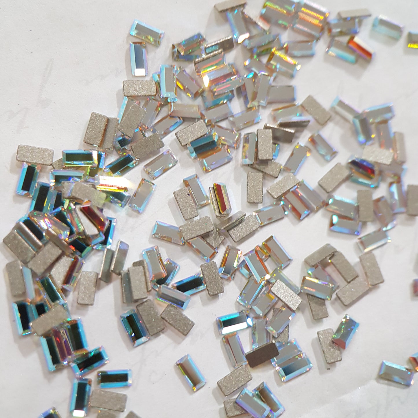 SWAROVSKI 2510 BAGUETTE FLAT BACK AB