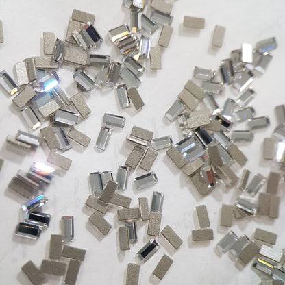 SWAROVSKI 2510 BAGUETTE FLAT BACK CLEAR