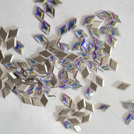 SWAROVSKI 2773 DIAMOND SHAPE FLAT BACK AB