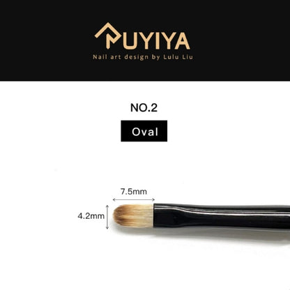 RUYIYA #2 OVAL BRUSH