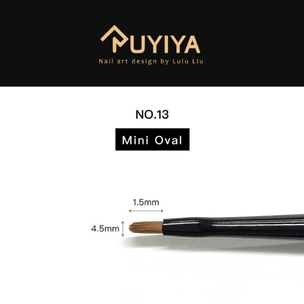 RUYIYA #13 MINI OVAL BRUSH