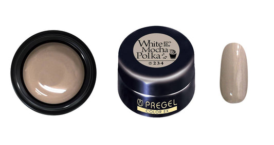 PREGEL COLOR EX 234 WHITE MOCHA POLKA
