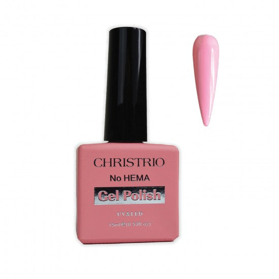 CHRISTRIO NO HEMA GEL POLISH #26- PINK CONFETTI