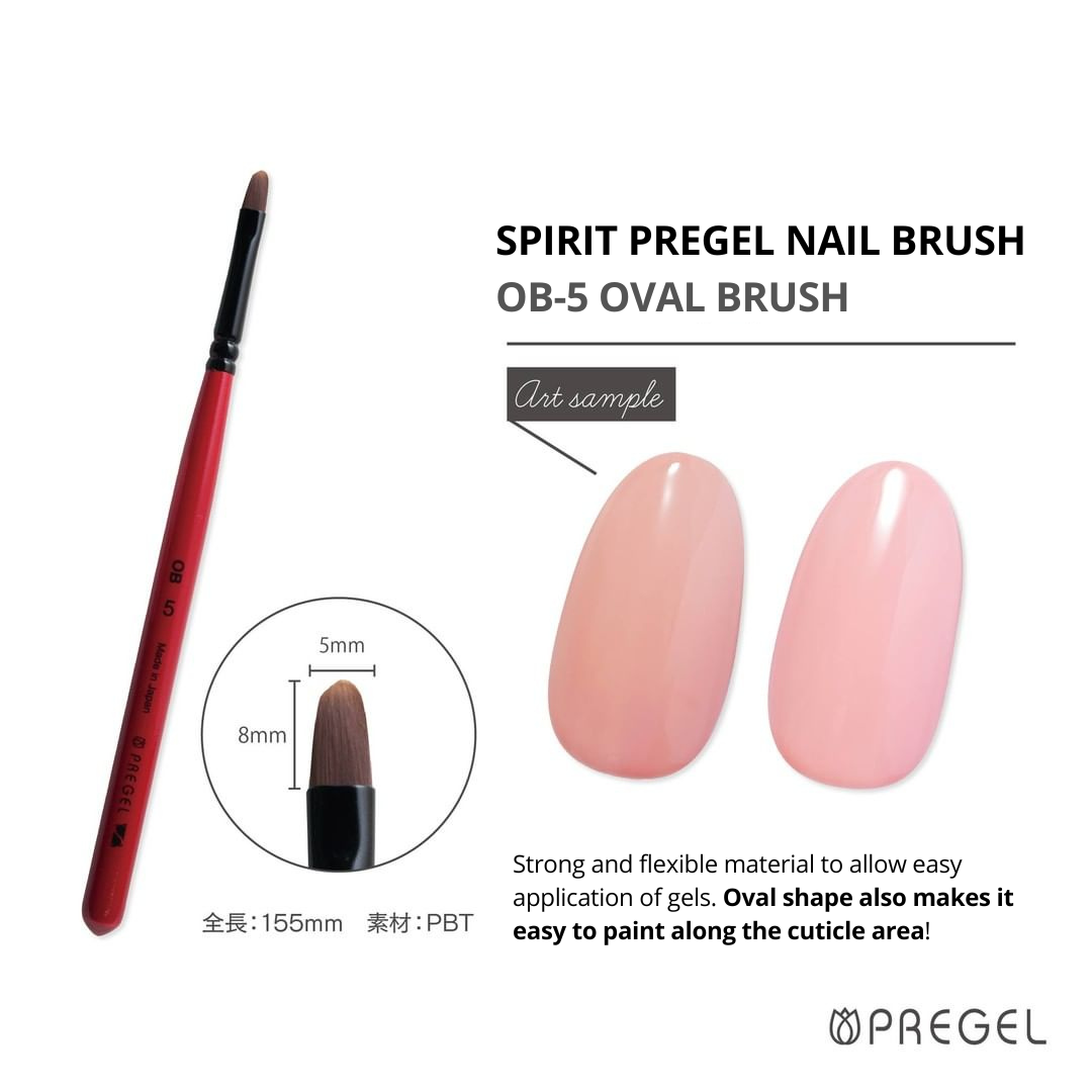 SPIRIT PREGEL NAIL BRUSH - OB-5