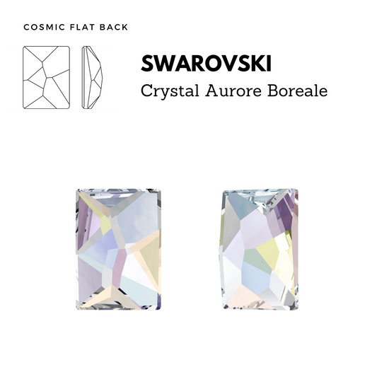 SWAROVSKI 2520 COSMIC FLAT BACK AB
