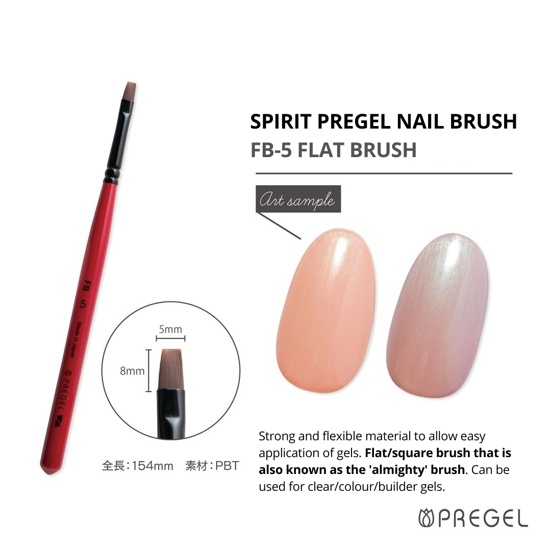 SPIRIT PREGEL NAIL BRUSH - FB-5