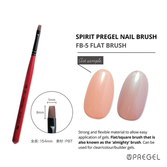 SPIRIT PREGEL NAIL BRUSH - FB-5