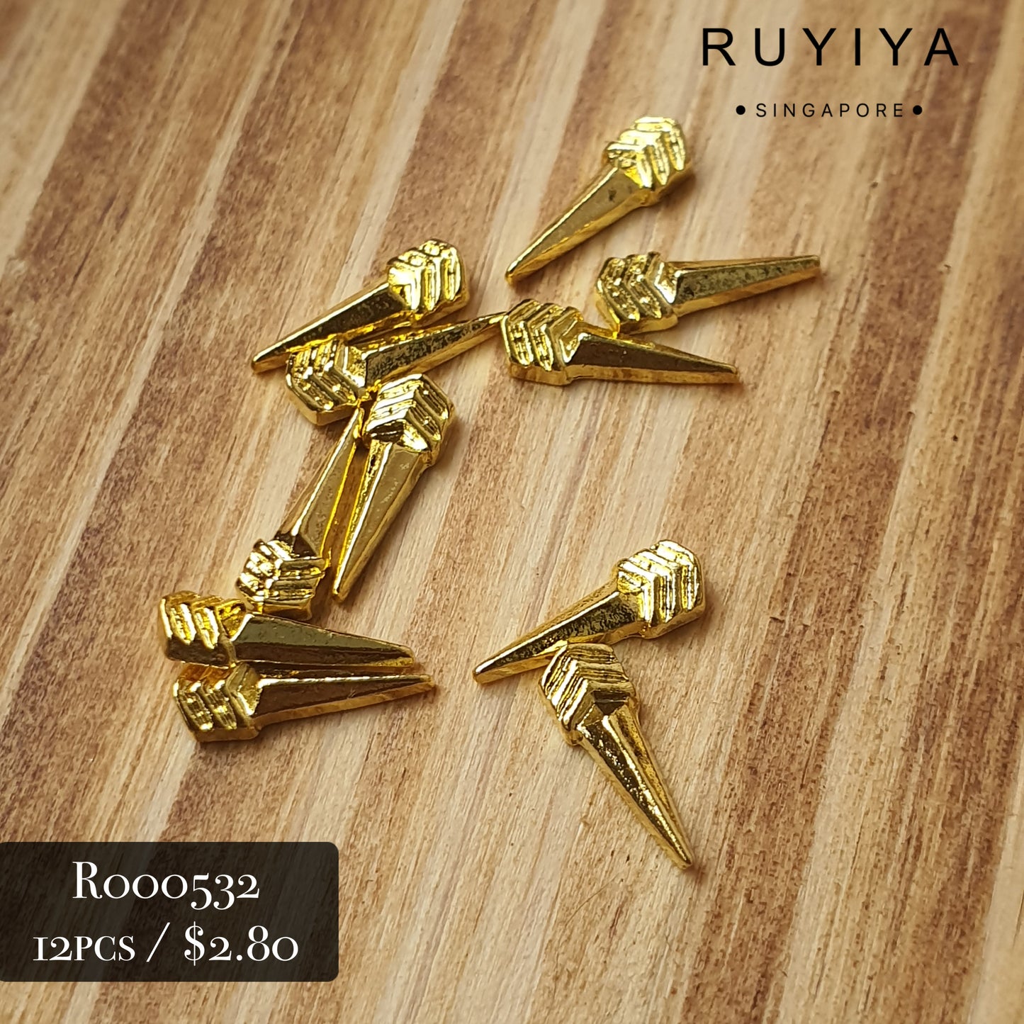 GOLD ROYAL POINTED RIVET R000532