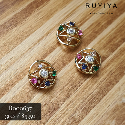 GOLD SAILORMOON'S MIRROR (COLOURFUL) CHARM R000637