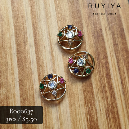 GOLD SAILORMOON'S MIRROR (COLOURFUL) CHARM R000637