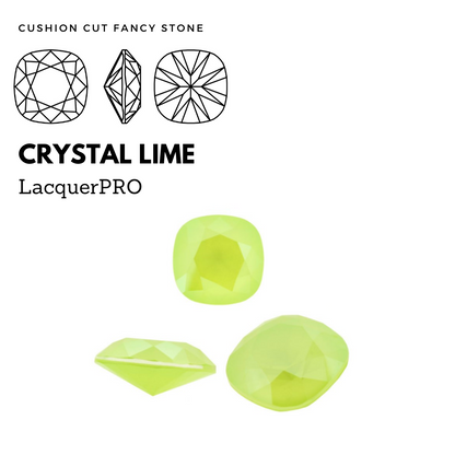 SWAROVSKI CRYSTAL SHINY LACQUER EFFECTS 4470 CUSHION CUT FANCY STONE