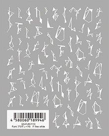 TSUMEKIRA 【ES】 FUMI × F/LINE WHITE ES-FUM-110