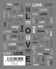 TSUMEKIRA 【ES】 LOVE FONTS | ES-LOV-101