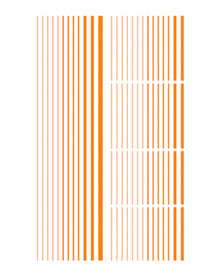 TSUMEKIRA 【ES】 NEON LINE NEON ORANGE | ES-NLI-102
