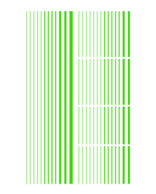 TSUMEKIRA 【ES】 NEON LINE NEON GREEN | ES-NLI-104