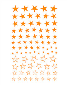 TSUMEKIRA 【ES】 NEON STAR NEON ORANGE | ES-NST-102