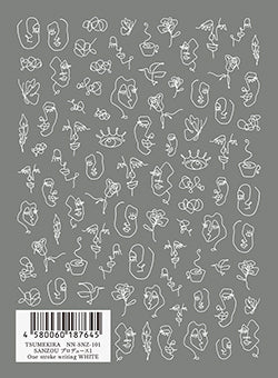 TSUMEKIRA SANZOU × ONE STROKE WRITING WHITE | NN-SNZ-101